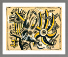 Fernand Léger, Arbre et fleur — light grey frame