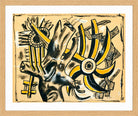 Fernand Léger, Arbre et fleur — oak frame