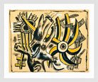 Fernand Léger, Arbre et fleur — white frame
