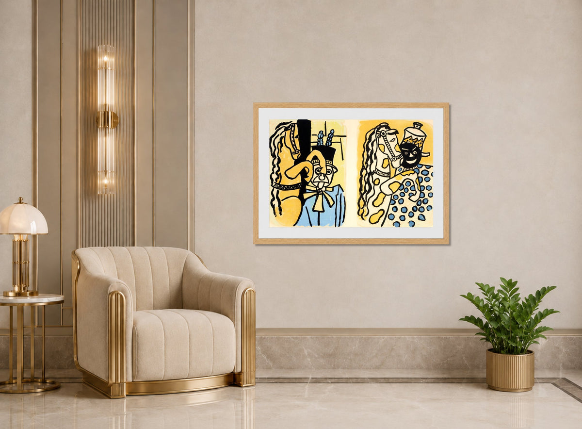 Fernand Léger, Cirque VI — art deco roomset
