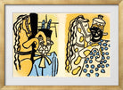 Fernand Léger, Cirque VI — gold frame