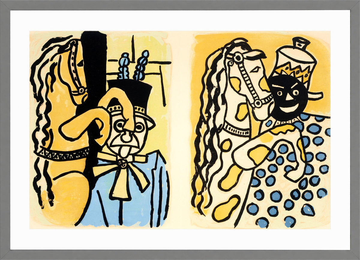 Fernand Léger, Cirque VI — light grey frame