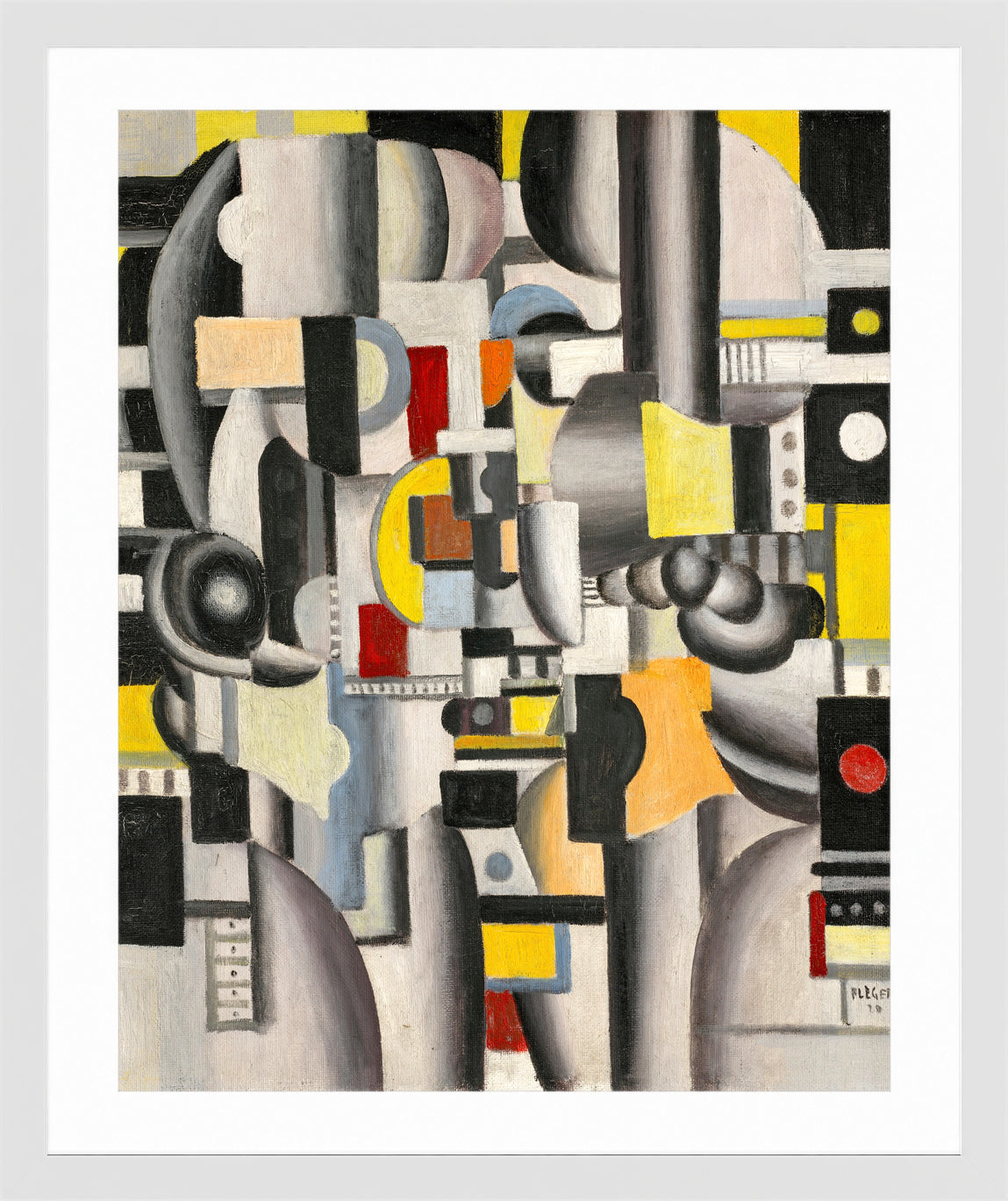 Fernand Léger, Composition — white frame