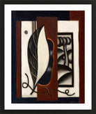 Fernand Léger, Composition à la feuille — black frame