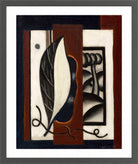 Fernand Léger, Composition à la feuille — dark grey frame