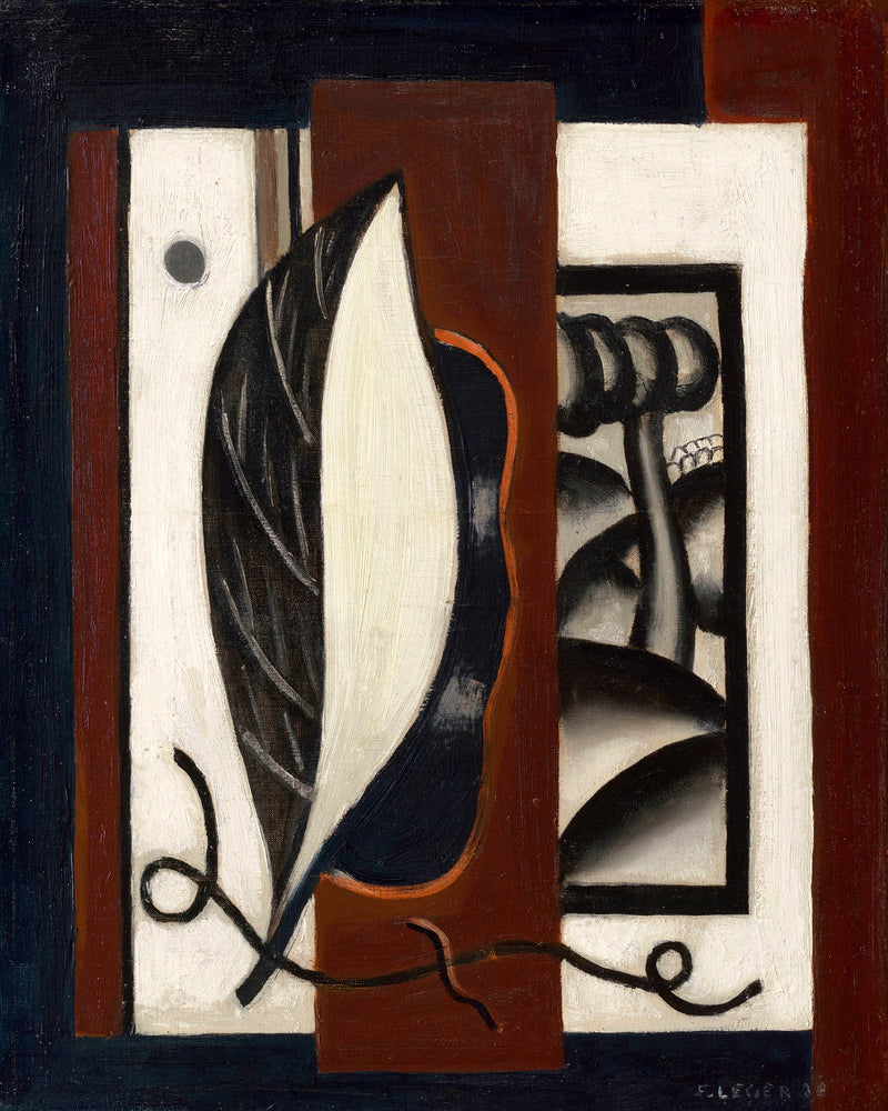 Fernand Léger, Composition à la feuille — unframed