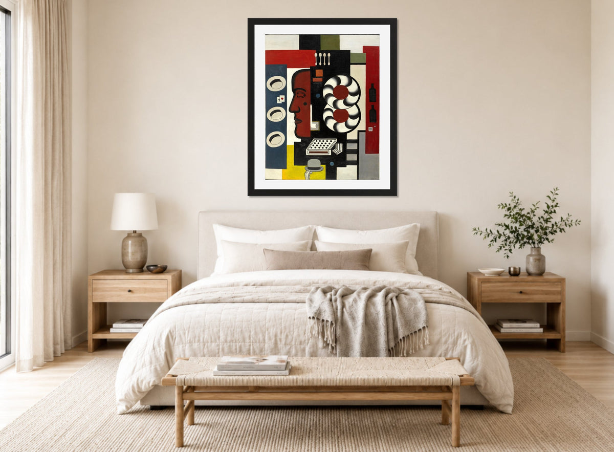 Fernand Léger, Composition à la main et aux chapeaux — bedroom