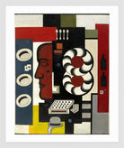 Fernand Léger, Composition à la main et aux chapeaux — white frame