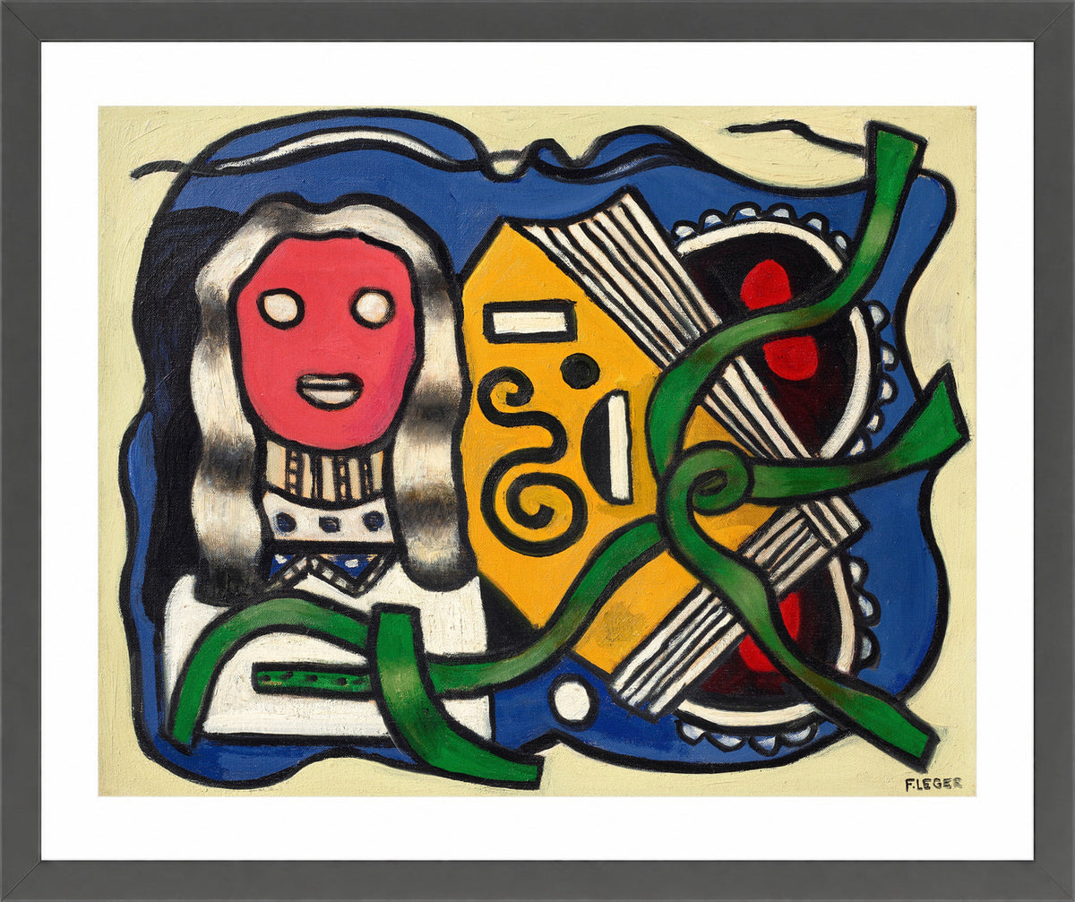 Fernand Léger, Composition à la poupée — dark grey frame