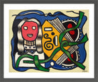 Fernand Léger, Composition à la poupée — dark grey frame