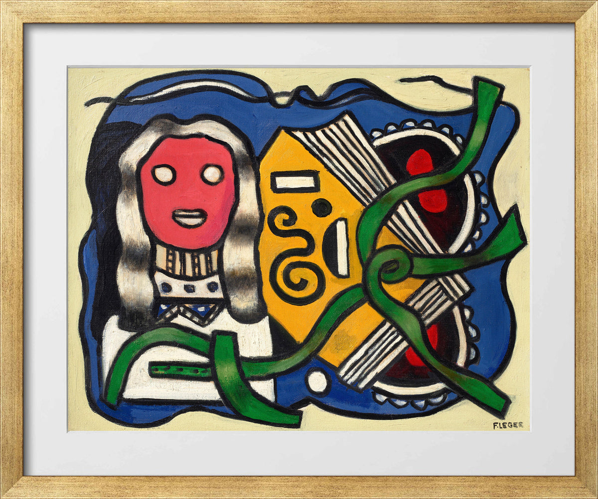 Fernand Léger, Composition à la poupée — gold frame