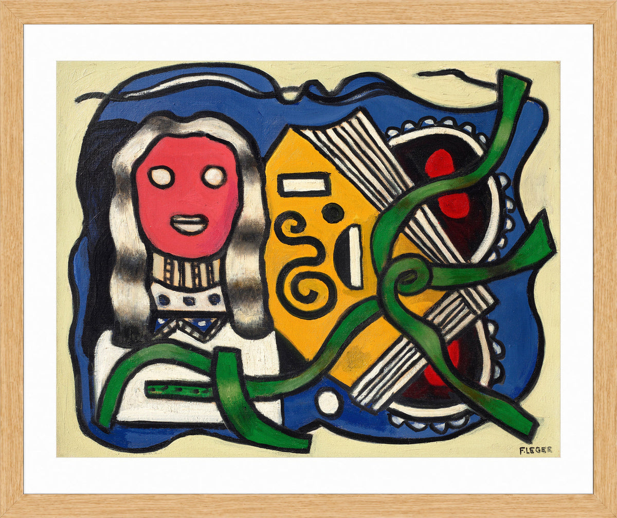 Fernand Léger, Composition à la poupée — oak frame