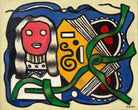 Fernand Léger, Composition à la poupée — unframed