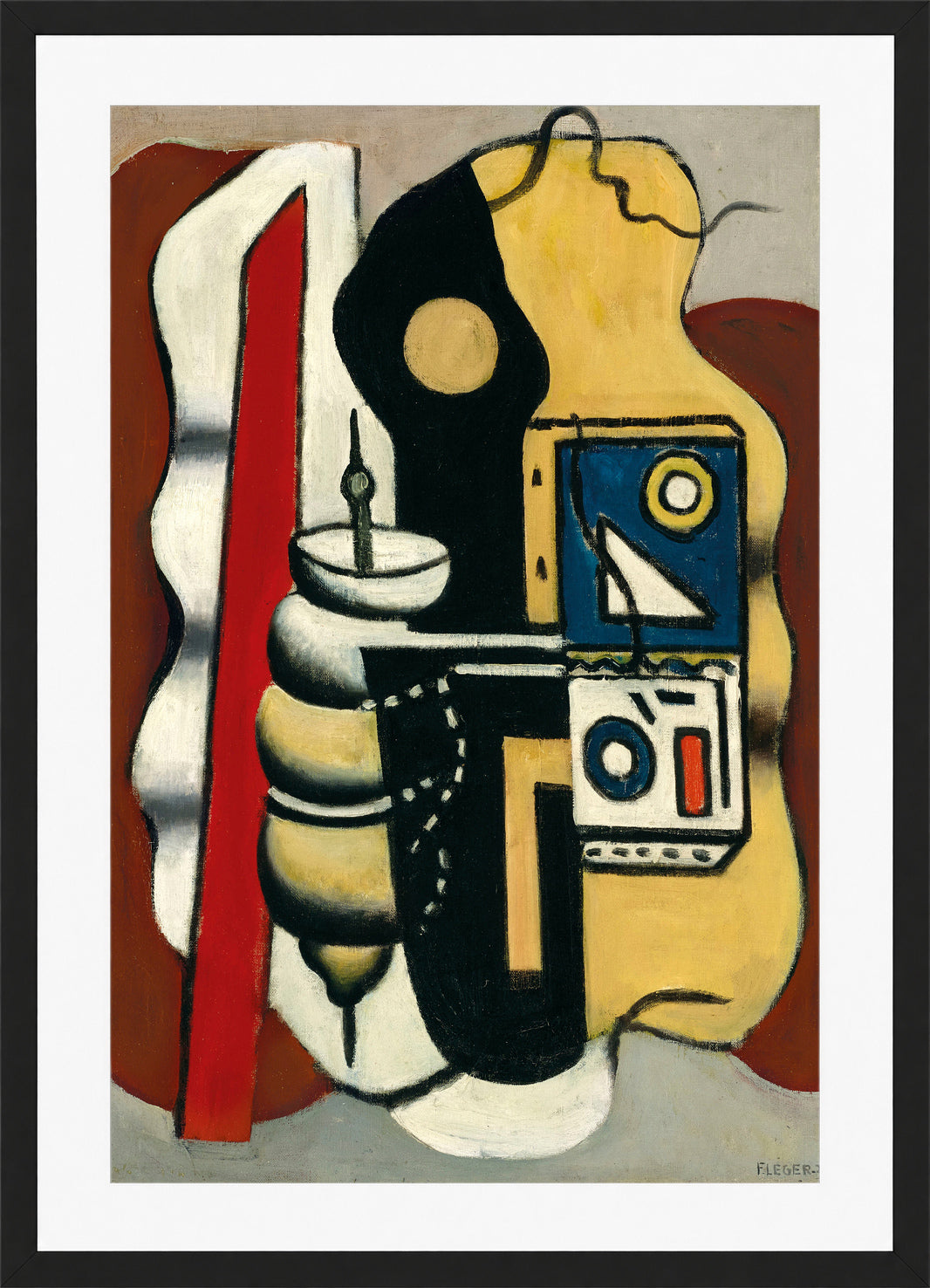 Fernand Léger, Composition à la toupie — black frame