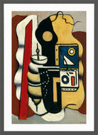 Fernand Léger, Composition à la toupie — dark grey frame