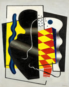 Fernand Léger, Composition au damier (Composition jaune et noir) — unframed