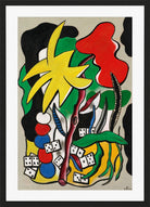 Fernand Léger, Composition aux dominos — black frame