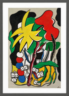 Fernand Léger, Composition aux dominos — dark grey frame