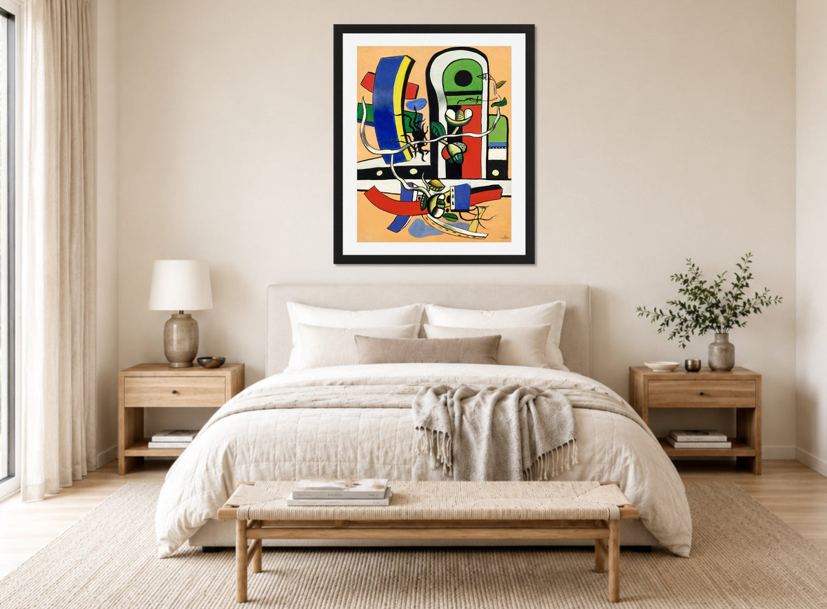 Fernand Léger, Composition aux trois fleurs — bedroom