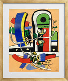 Fernand Léger, Composition aux trois fleurs — gold frame