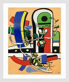 Fernand Léger, Composition aux trois fleurs — white frame