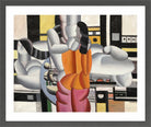 Fernand Léger, Composition avec personnages — dark grey frame