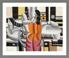 Fernand Léger, Composition avec personnages — light grey frame
