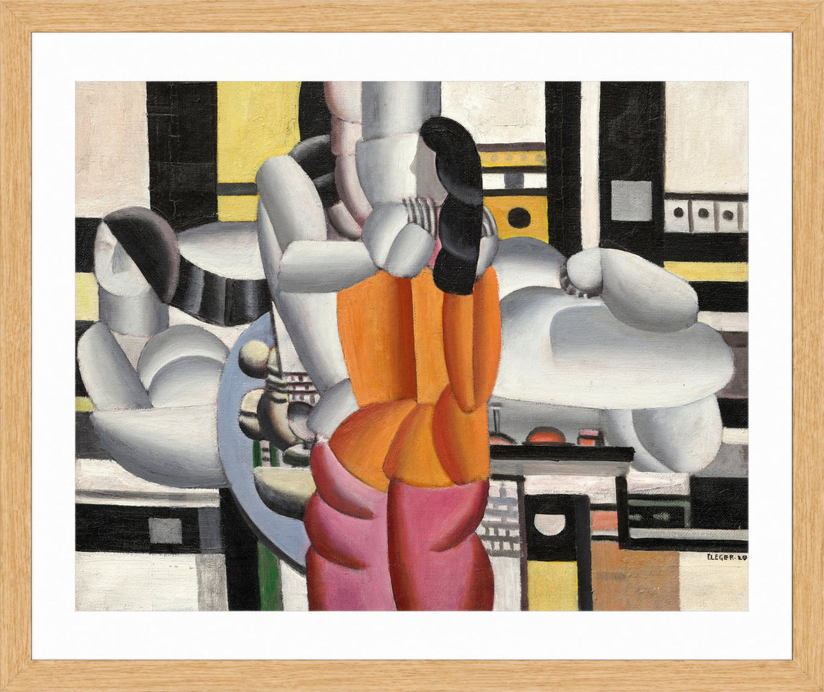 Fernand Léger, Composition avec personnages — oak frame