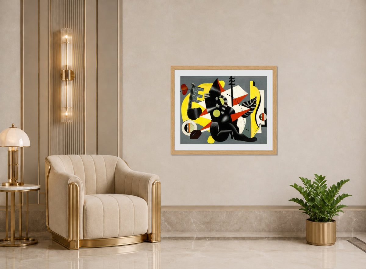 Fernand Léger, Composition (La Négresse) — art deco roomset