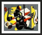 Fernand Léger, Composition (La Négresse) — black frame