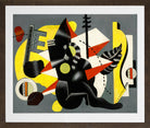 Fernand Léger, Composition (La Négresse) — brown frame