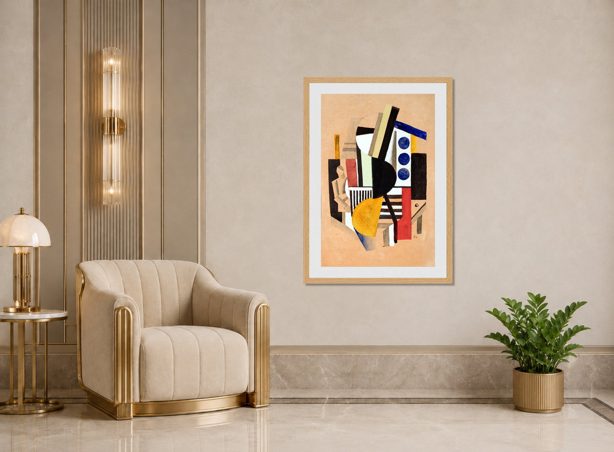 Fernand Léger, Composition mécanique — art deco roomset
