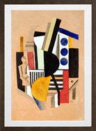 Fernand Léger, Composition mécanique — brown frame