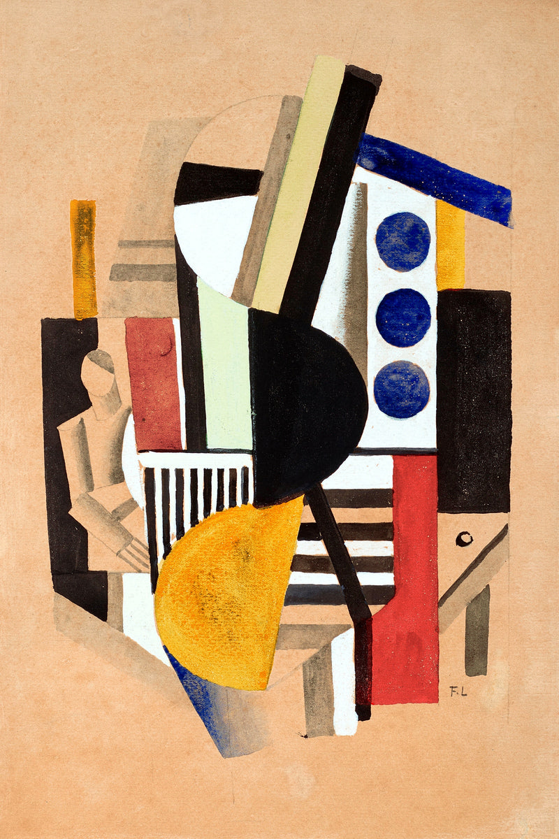 Fernand Léger, Composition mécanique — unframed
