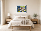 Fernand Léger, Composition sur fond bleu — bedroom