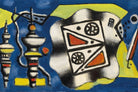 Fernand Léger, Composition sur fond bleu — unframed