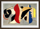 Fernand Léger, Coquillage rouge — brown frame
