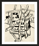 Fernand Léger, Dans le jardin — black frame