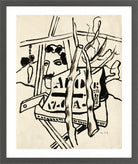 Fernand Léger, Dans le jardin — dark grey frame