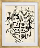 Fernand Léger, Dans le jardin — gold frame