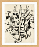 Fernand Léger, Dans le jardin — oak frame