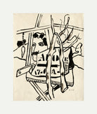 Fernand Léger, Dans le jardin — rolled canvas
