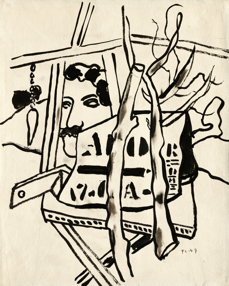 Fernand Léger, Dans le jardin — unframed