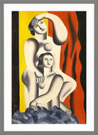 Fernand Léger, Deux femmes — light grey frame