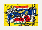 Fernand Léger, Deux oiseaux et une fleur — rolled canvas