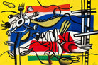 Fernand Léger, Deux oiseaux et une fleur — unframed