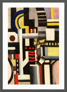 Fernand Léger, Eléments mécaniques — dark grey frame