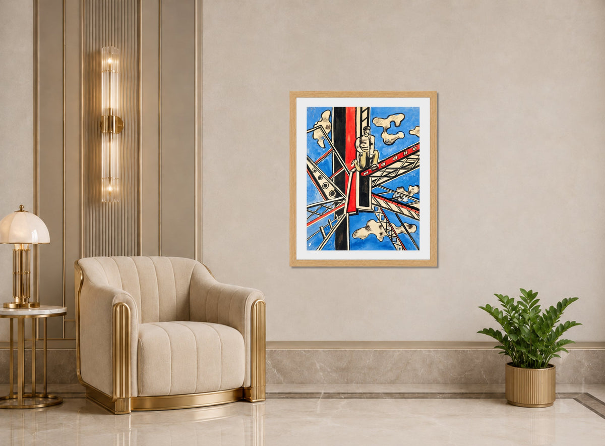 Fernand Léger, Étude pour ‘Les Constructeurs’ — art deco roomset