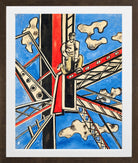 Fernand Léger, Étude pour ‘Les Constructeurs’ — brown frame