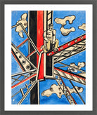 Fernand Léger, Étude pour ‘Les Constructeurs’ — dark grey frame